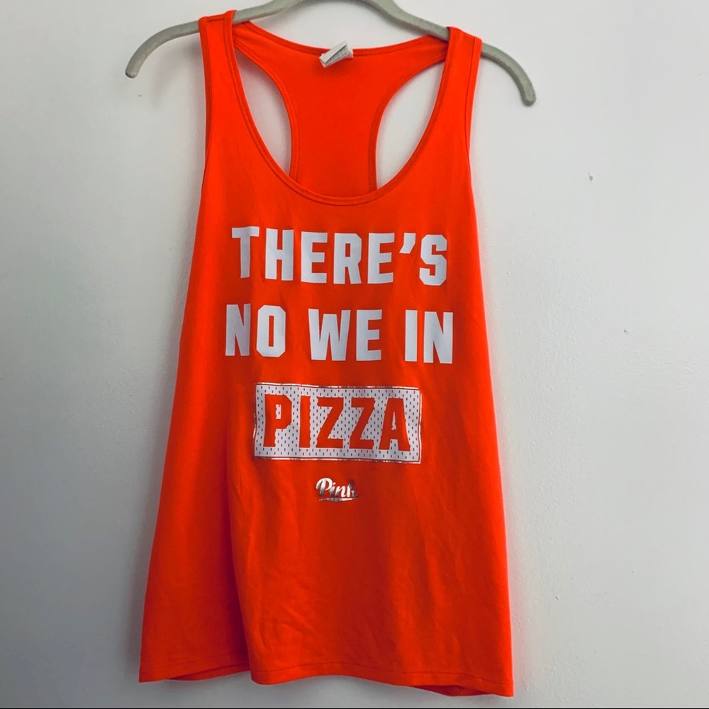 VS PINK Discontinued Orange Racerback Tank S
